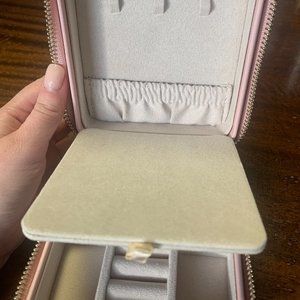 Wolf Caroline Leather Jewelry Travel Case